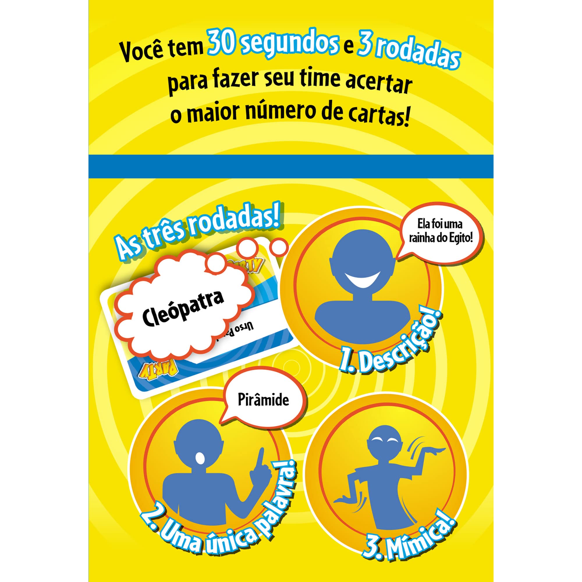 Galápagos Time's Up! Party, Jogo de Cartas para Amigos, 4 a 12